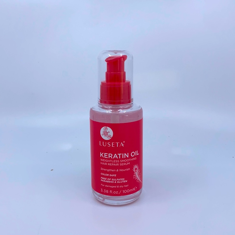 LUSETA Keratin Oil Smoothing Hair Repair Serum